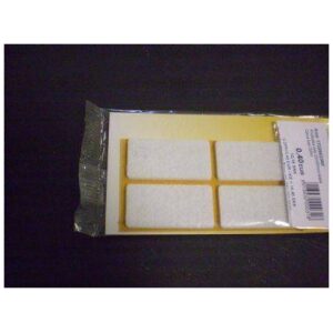 Podložka plstená 25x50mm biela