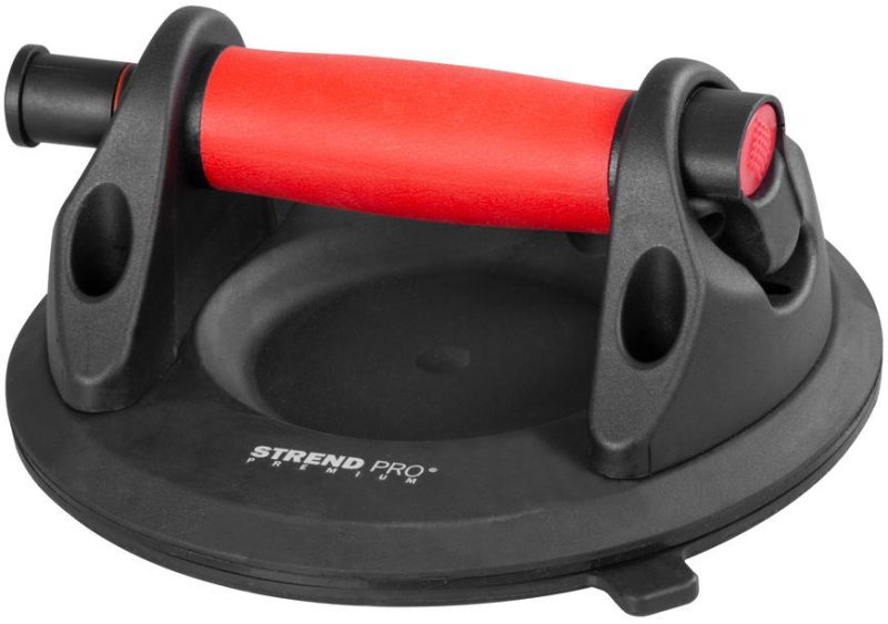 Držiak skla Strend Pro prísavný 1-kupolový s manometrom 20cm max. 150kg