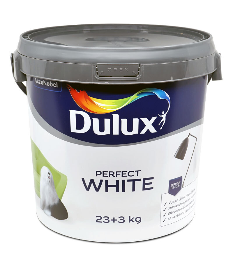Dulux Perfect white 23+3k