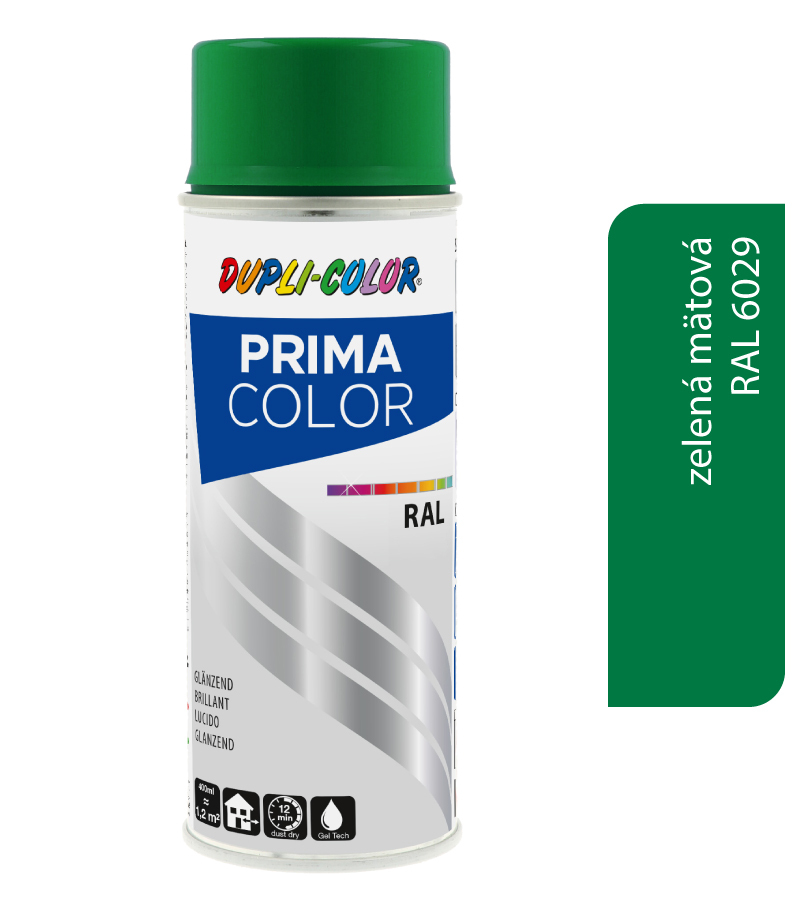Dupli-Color Prima RAL6029 - zelená mätová lesk 400ml
