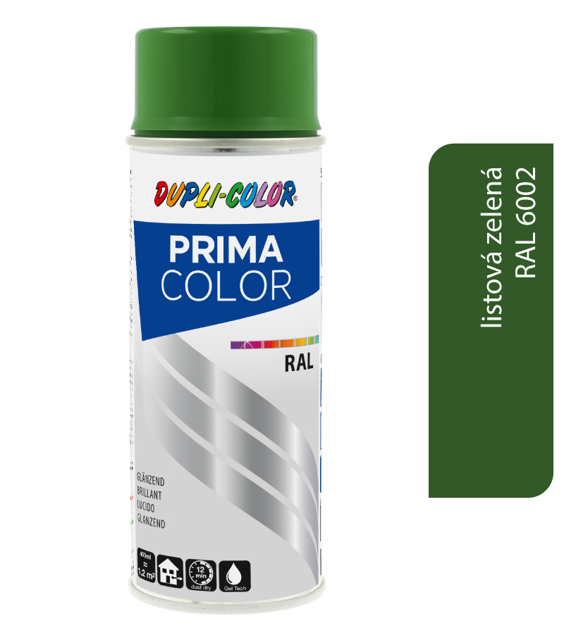 Dupli-Color Prima RAL6002 - listová zelená lesk 400ml
