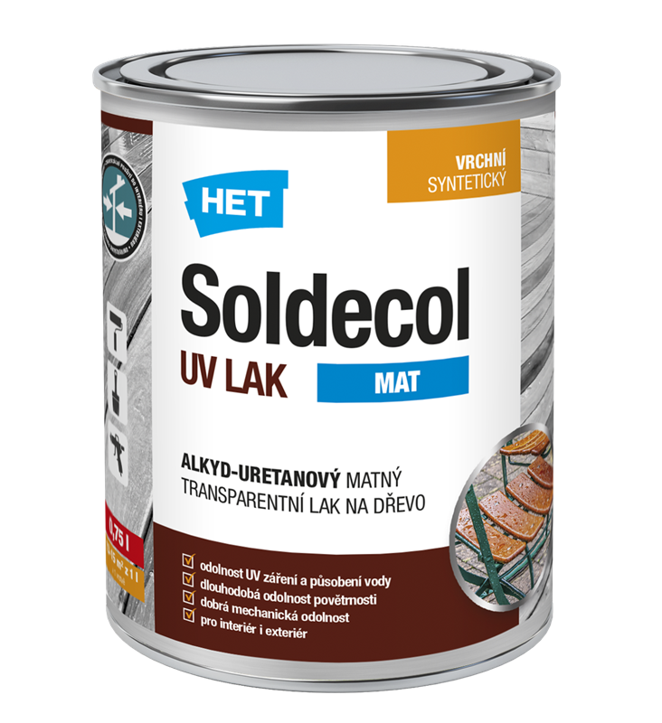 Soldecol UV LAK mat 0.75L (Lodný lak)