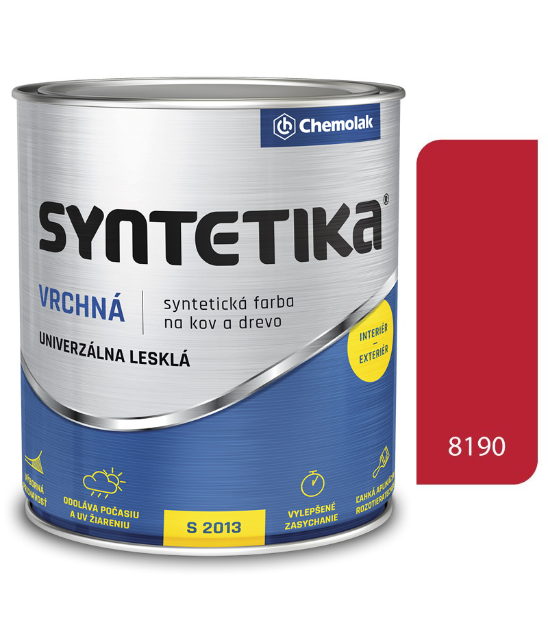 Syntetika S2013 8190 Červená tmavá 0