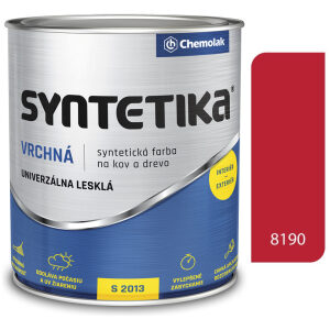 Syntetika S2013 8190 Červená tmavá 2