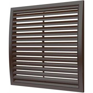 Mriežka vetracia vonkajšia 350x350mm hnedá