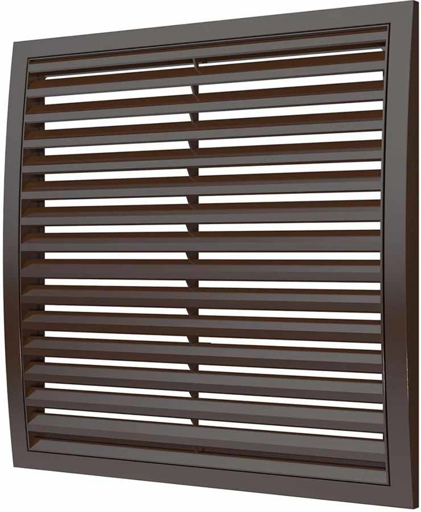 Mriežka vetracia vonkajšia 350x350mm hnedá