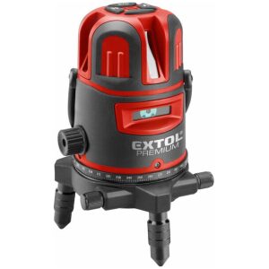 Laser krížový samonivelačný 1H-4V-1B zelený otočná základňa 5.2Ah Li-ion