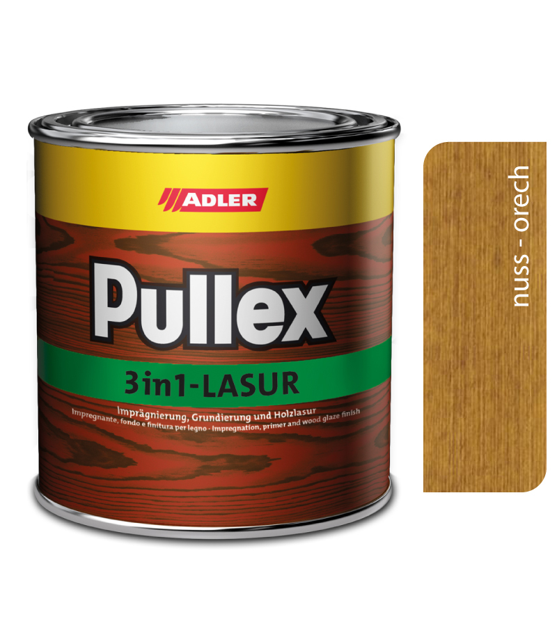 Lazúra Pullex 3v1 0.75l nuss