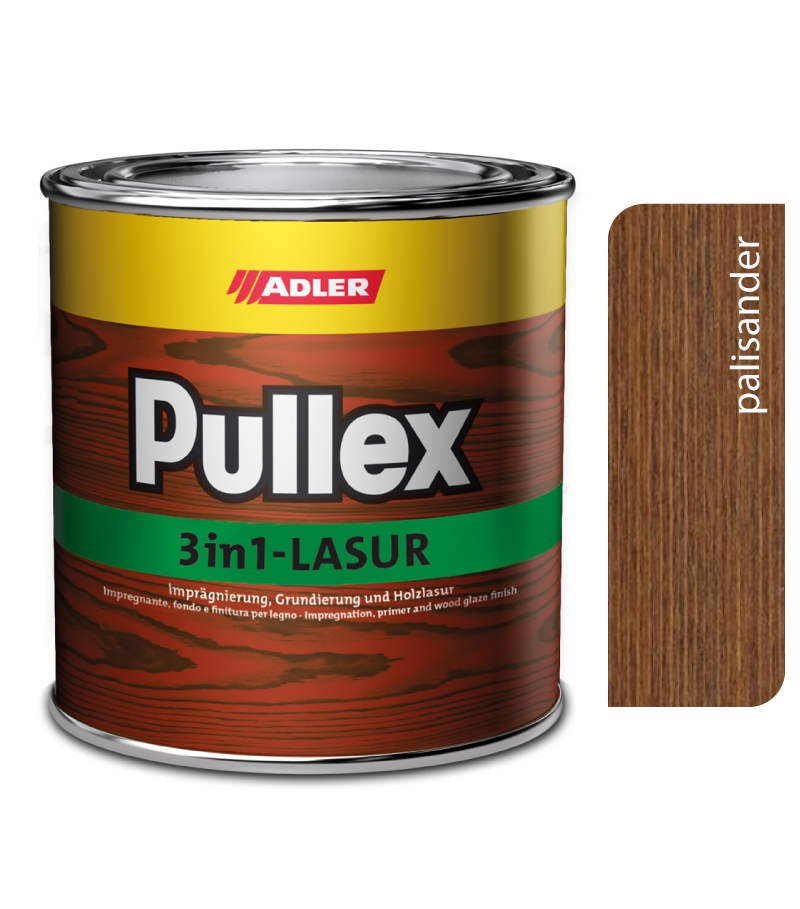 Lazúra Pullex 3v1 0.75l palisander