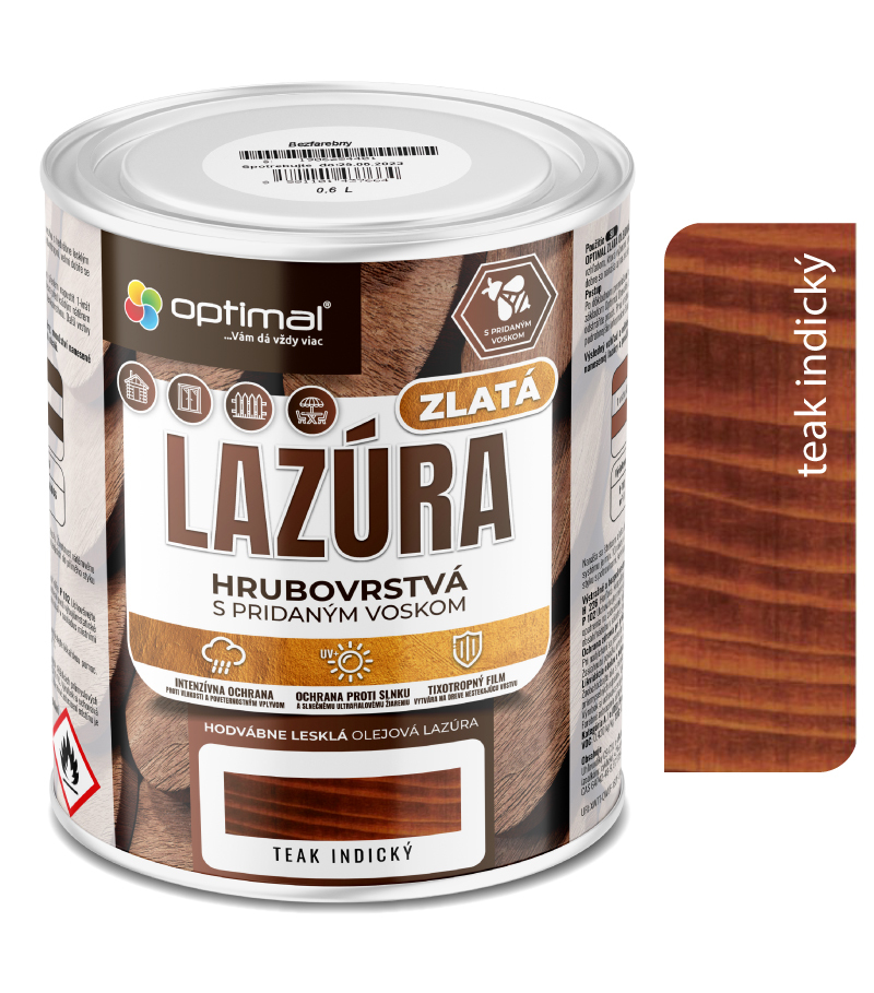 Optimal Zlatá lazúra Teak 0