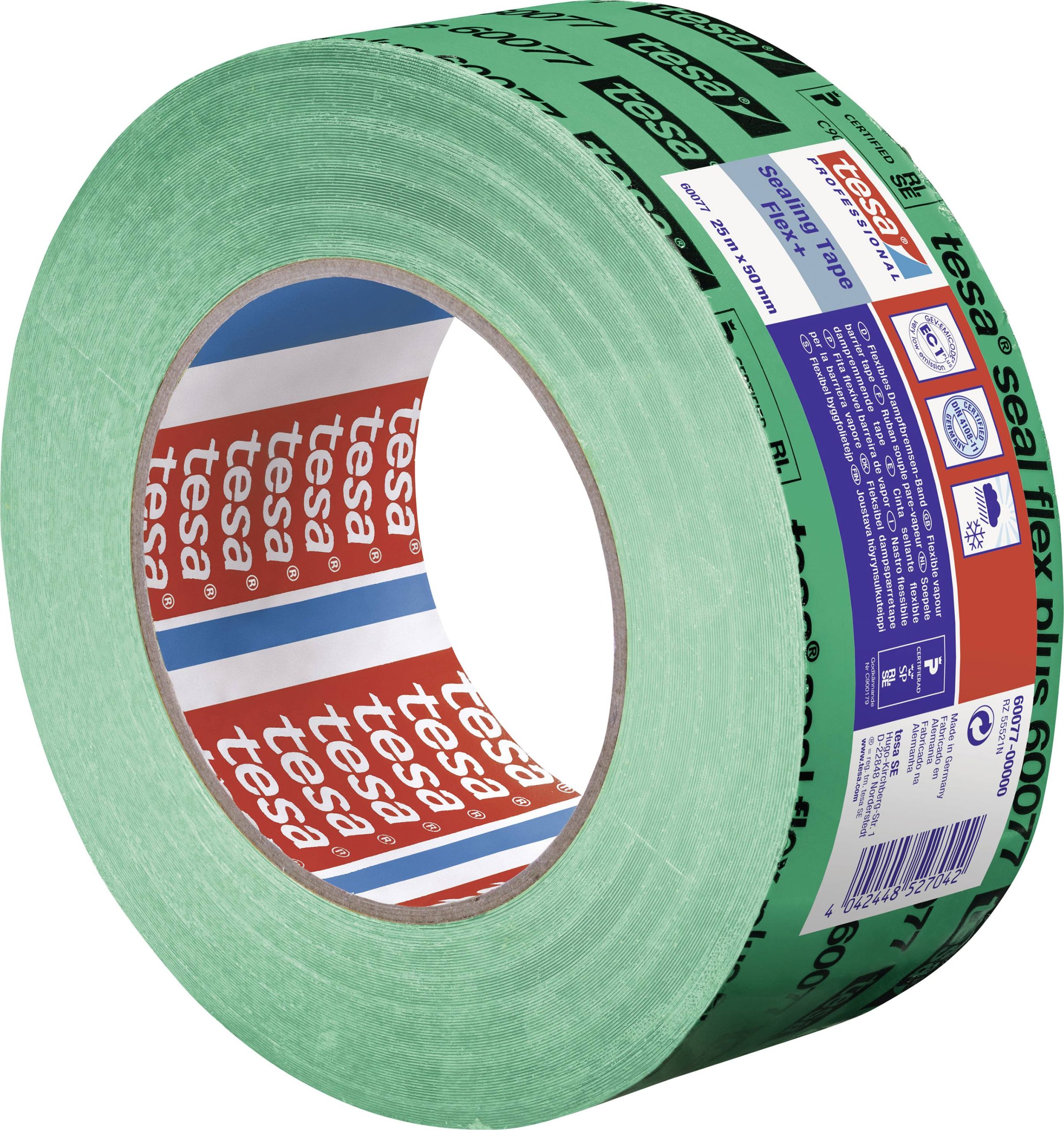 Tesa 60077 Seal Flex parotesná páska zelená 50cmx25m
