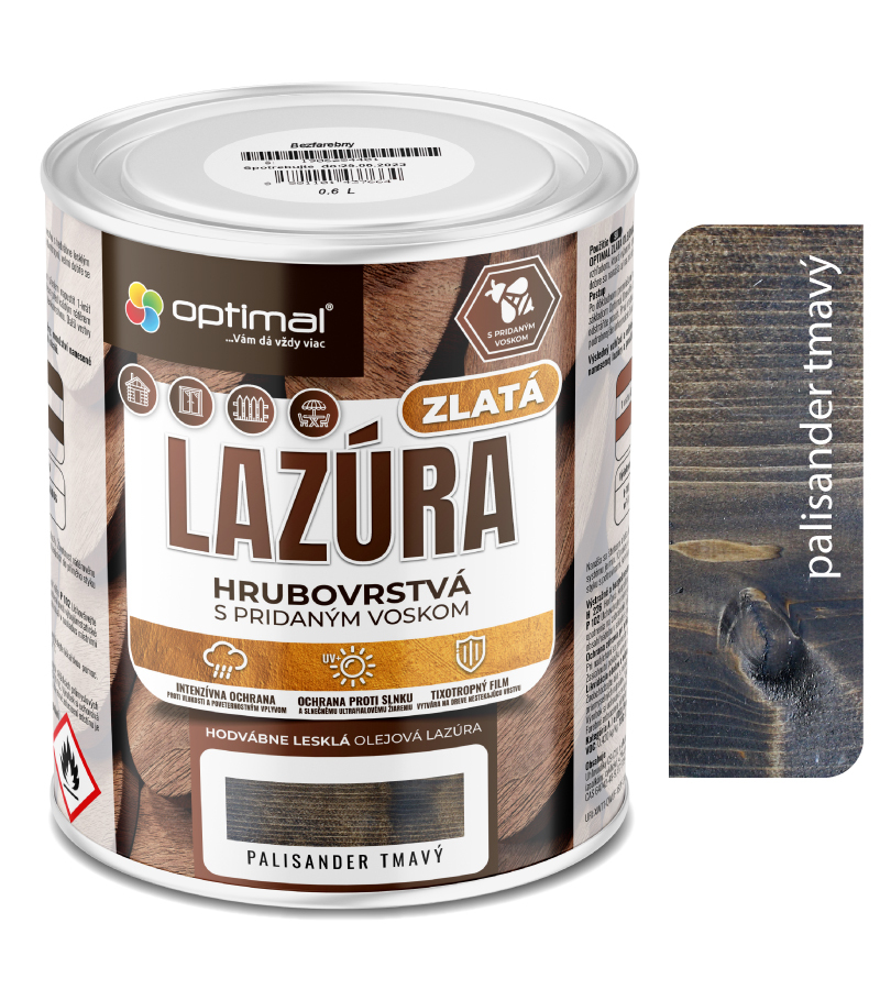 Optimal Zlatá lazúra Palisander 0