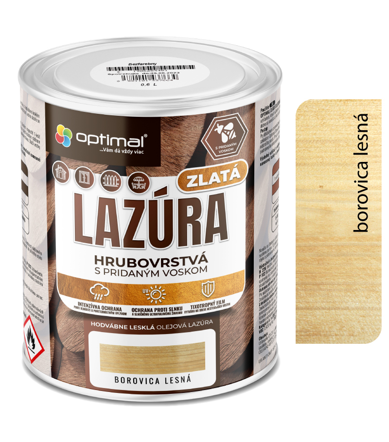 Optimal Zlatá lazúra Borovica 0