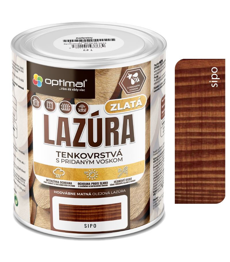 Optimal Zlatá lazúra Sipo 0