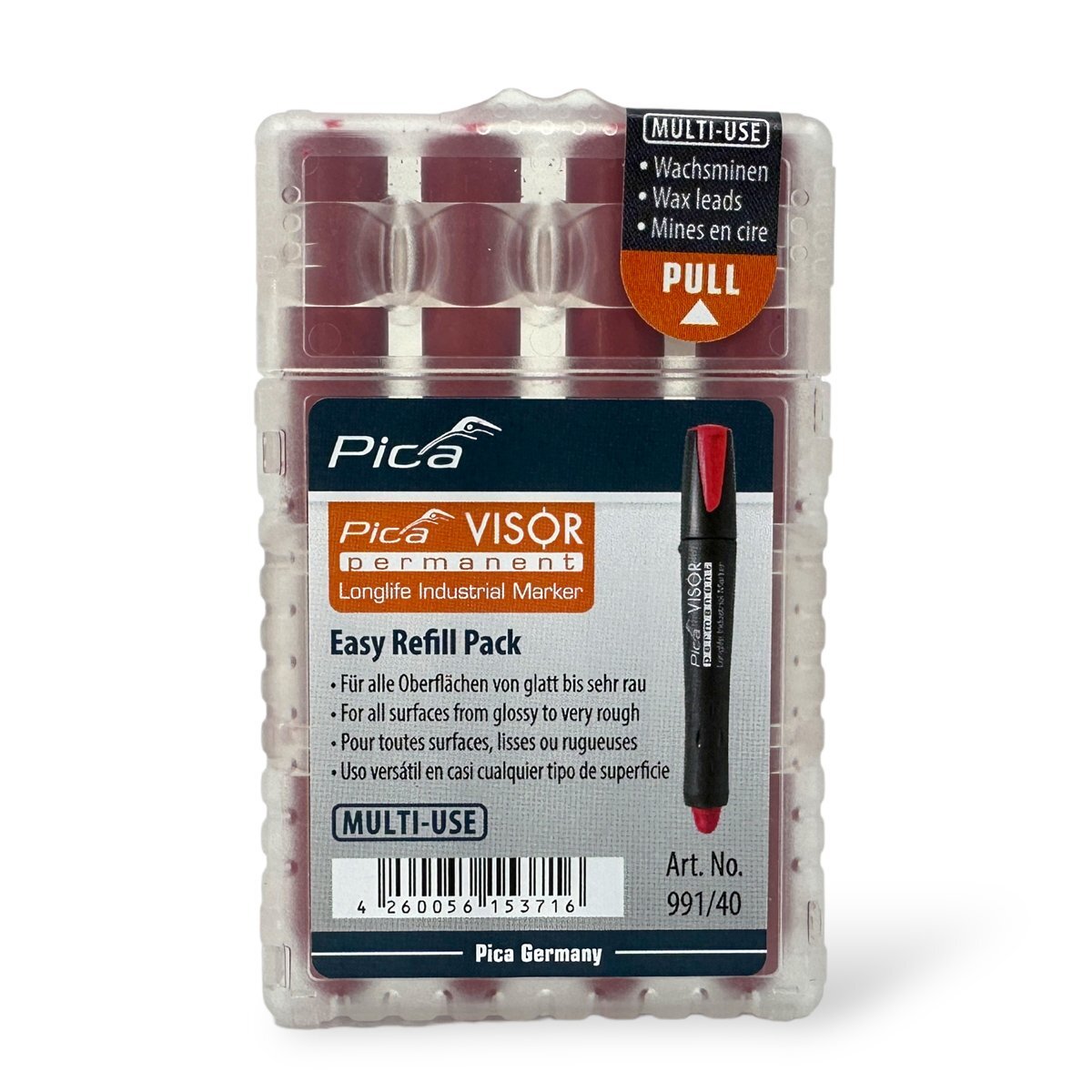PICA Tuhy do značkovača VISOR - červené