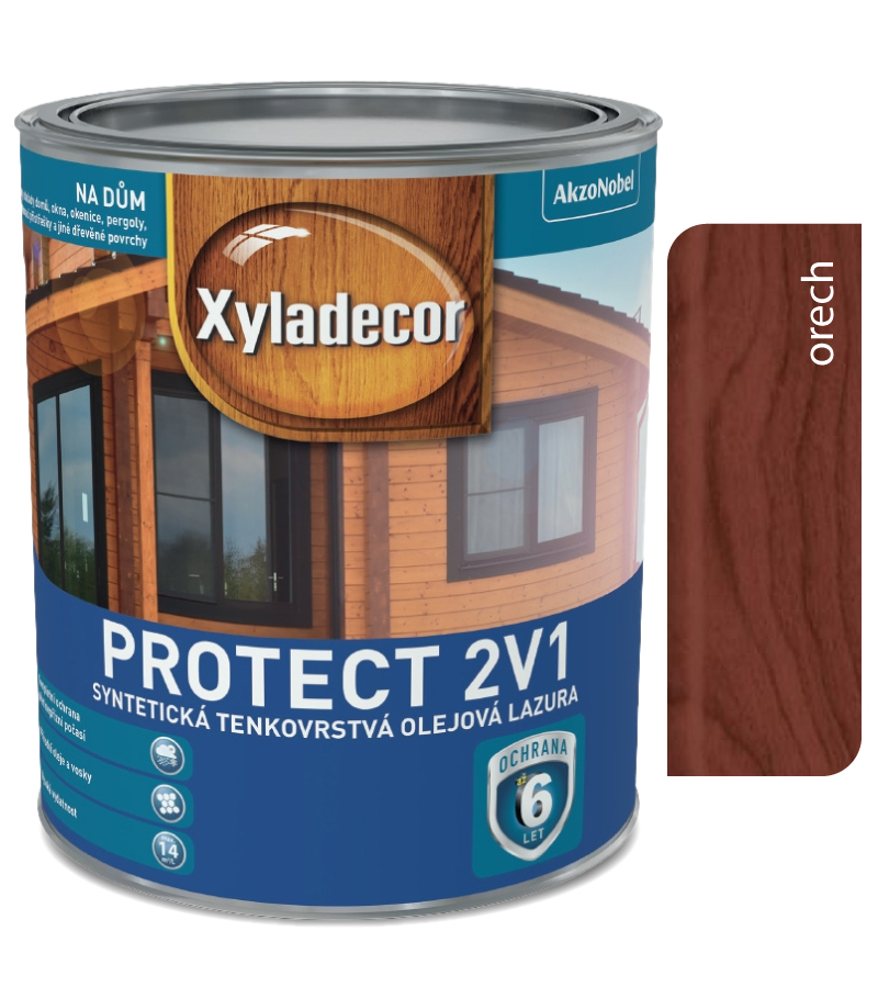 Xyladecor Protect 2v1 orech 5L