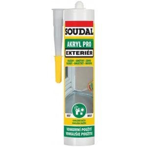 SOUDAL Akrylátový tmel Pro Exterier 300ml-biely