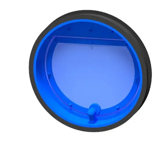 Klapka spätná d160 mm parotesná s magnetom
