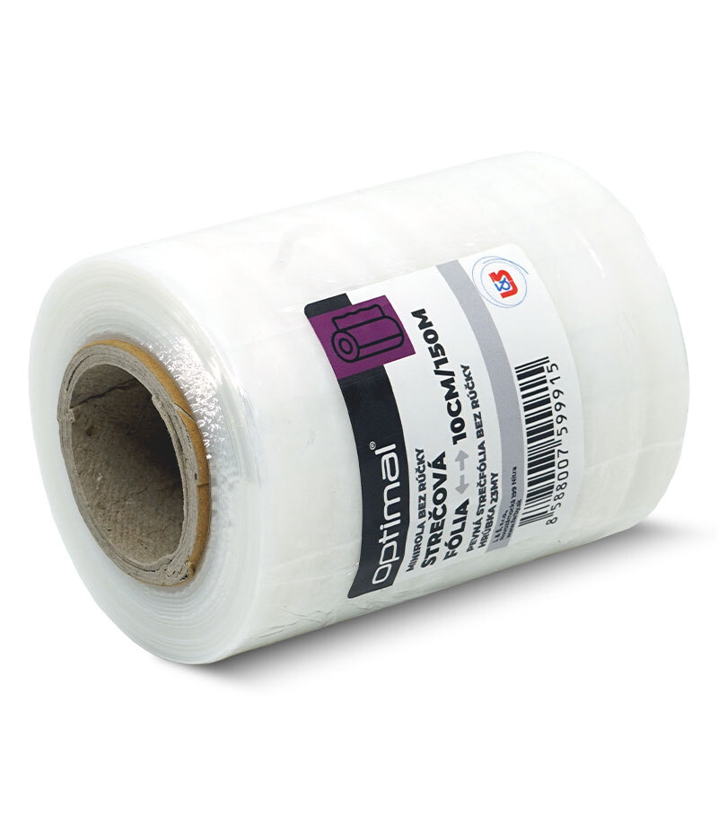 Optimal Strečfólia minirola bez rúčky 100mm/23my/150m