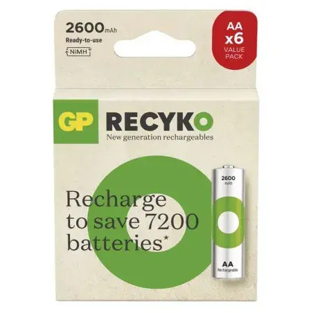GP ReCyko 2600 AA Batéria nabíjacia 6ks