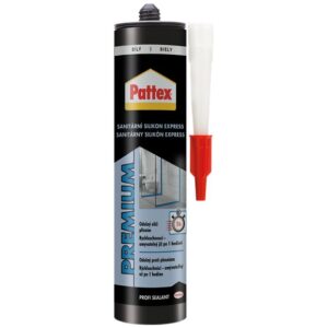 Pattex Sanitárny silikón biely EXPRESS 280ml