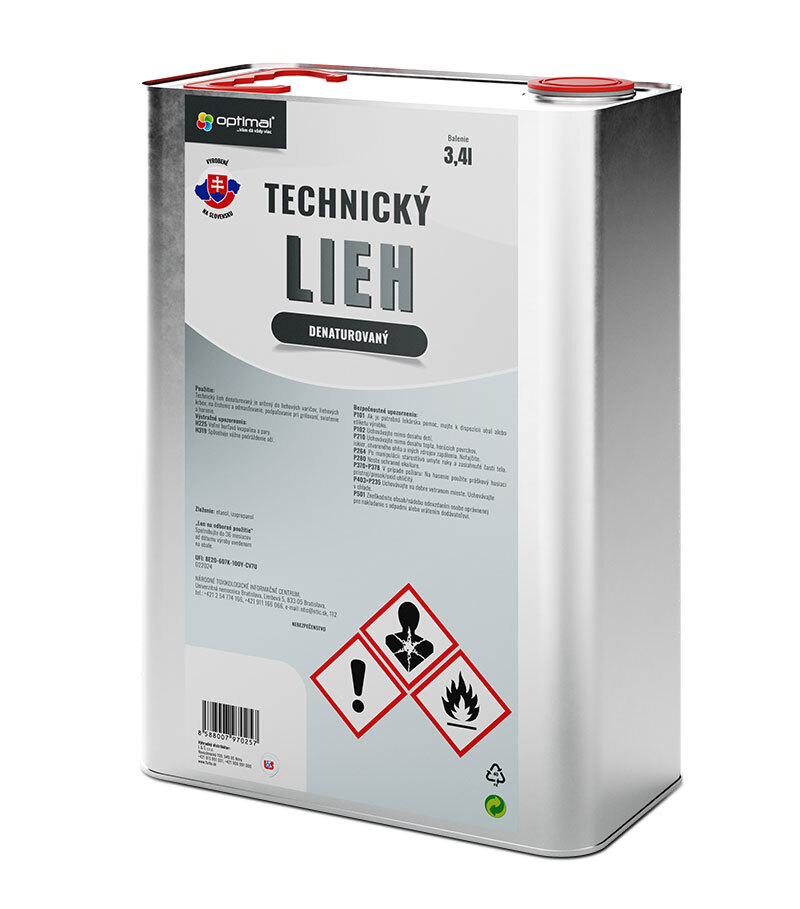 Lieh technický denaturovaný 3.4l Optimal