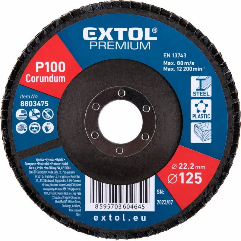 Kotúč lamelový šikmý korundový