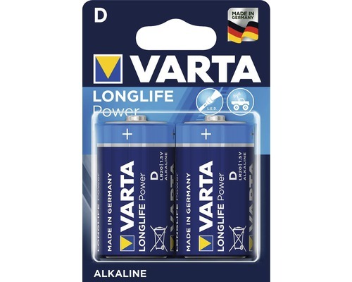 VARTA batéria Longlife Power LR20/D 1.5V 2ks/bal