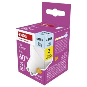 LED žiarovka Emos Classic MR16 GU10 7W (60 W) 806 lm