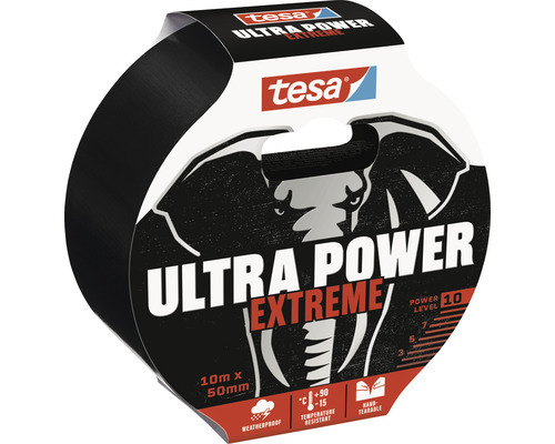 Tesa Ultra Power Extreme 10mx50mm čierna