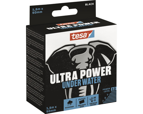 Tesa Ultra Power Under Water 1.5mx50mm čierna