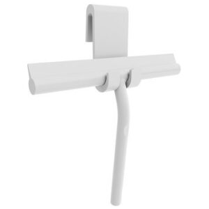 Stierka do sprchy vrátane uchytenia biela mat 72825.11