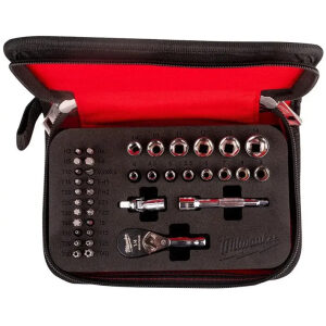 MILWAUKEE 39-dielna sada račne 1/4 ` a nástrčných kľúčov