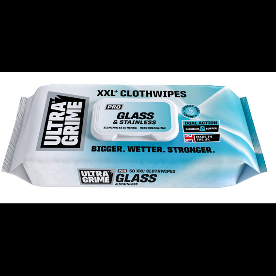 Čistiace utierky ULTRAGRIME® Sklo a nerez 50ks