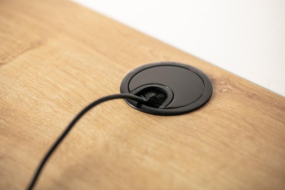 Prechodka káblová 60mm čierna matná