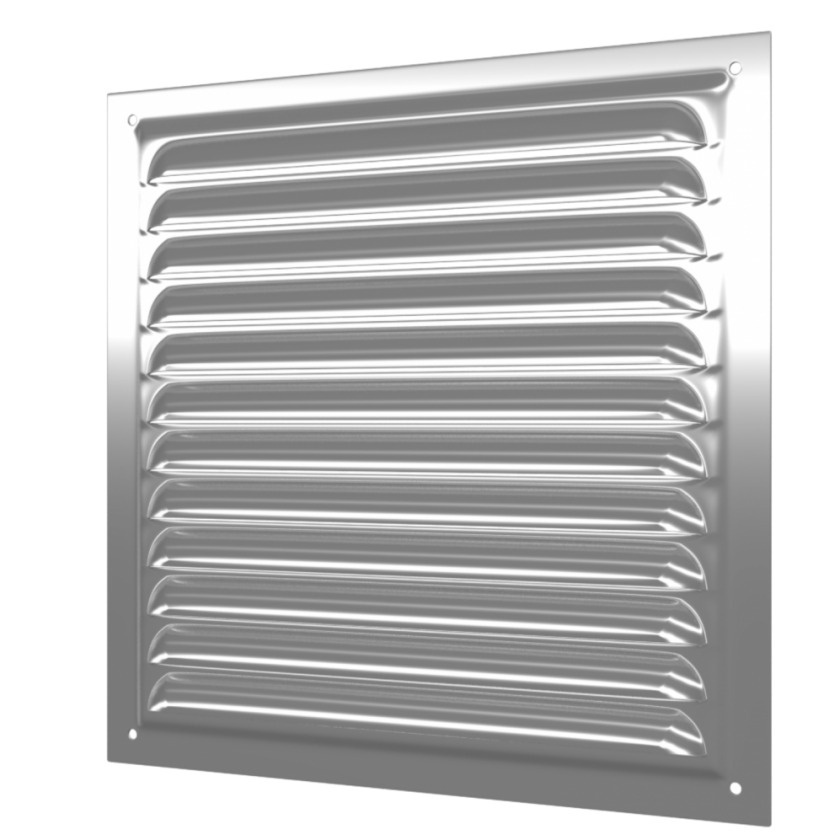 Mriežka so sieťkou 250x250mm zinok