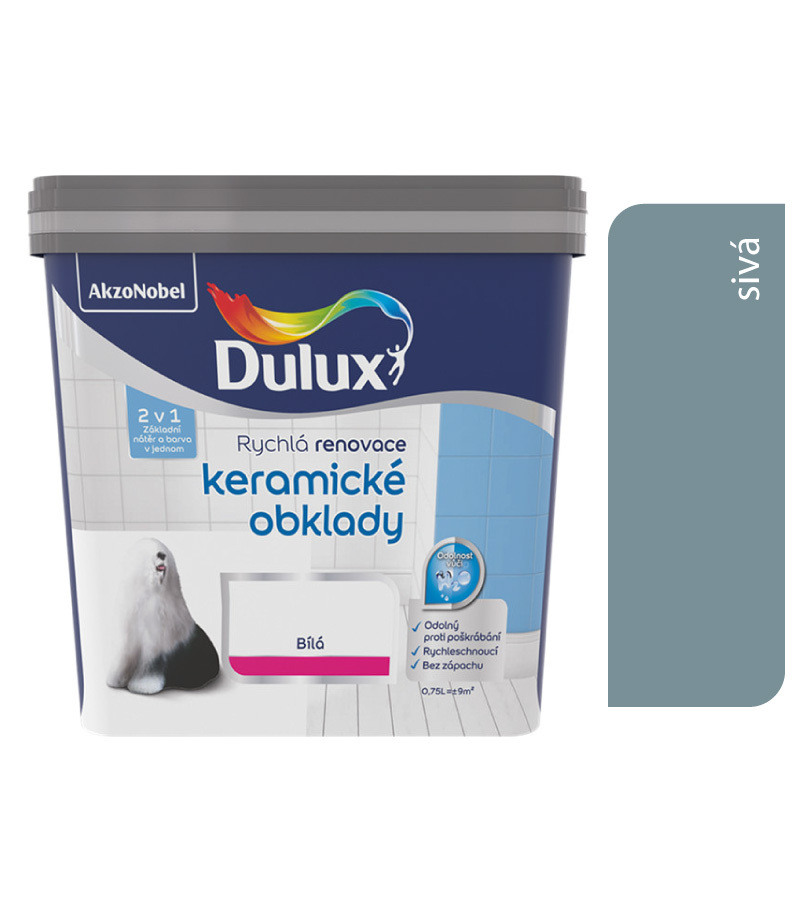 Dulux Rýchla renovácia keramické obklady Šedá 0