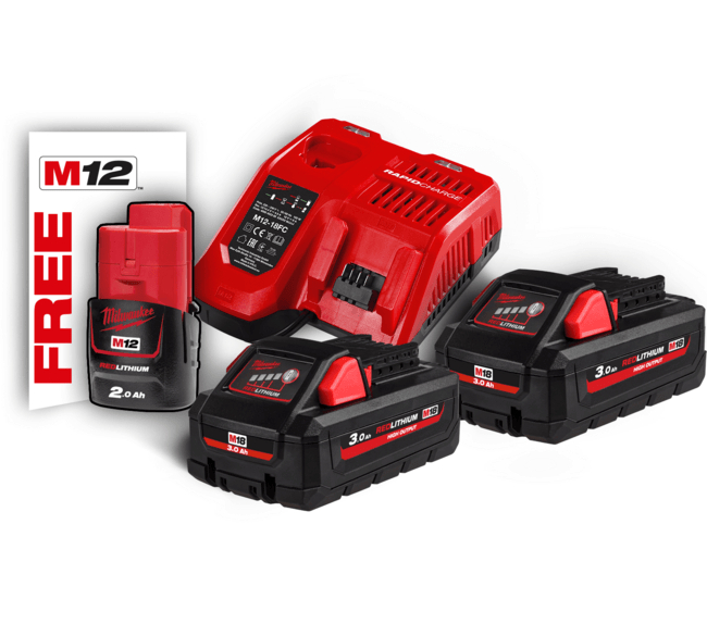 Milwaukee M18 HNRG Set akumulátorov
