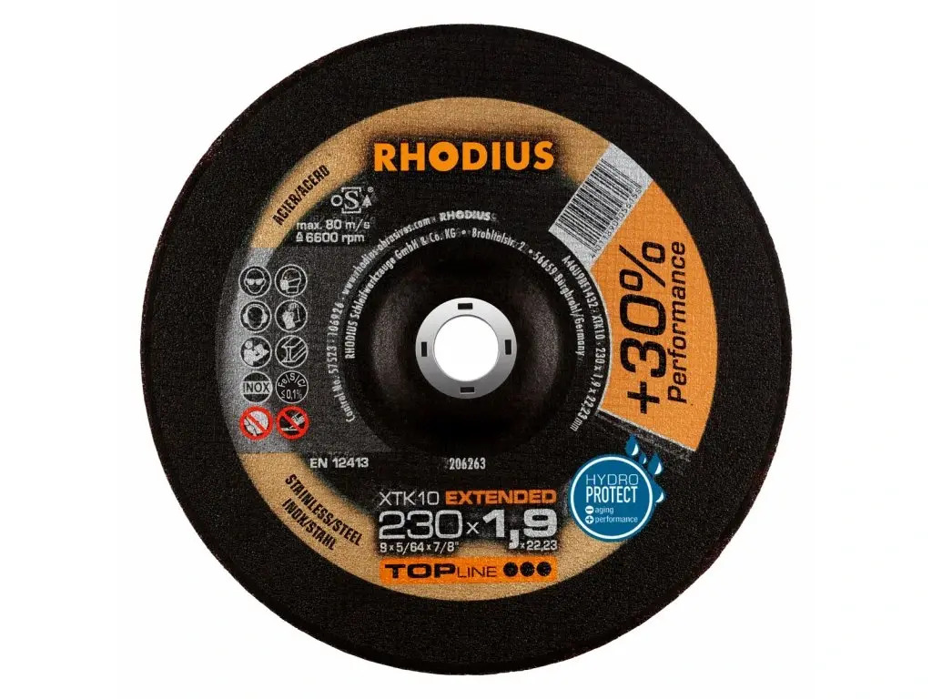 Kotúč Flex Rhodius Top XTK10 230x1.9x22.23 inox/oceľ