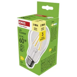 LED žiarovka Filament A60 / E27 / 5