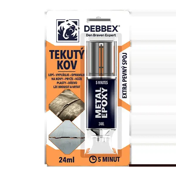 Debbex Tekutý kov Epoxy Metal 24ml