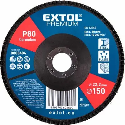 Kotúč lamelový šikmý korundový