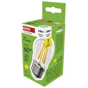 LED žiarovka Filament Mini Globe / E27 / 5