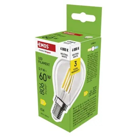 LED žiarovka Filament Mini Globe / E14 / 5