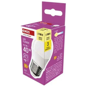 LED žiarovka Classic Mini Globe / E27 / 4