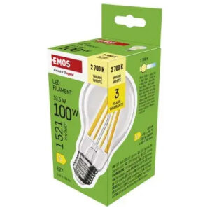 LED žiarovka Filament A60 / E27 / 10