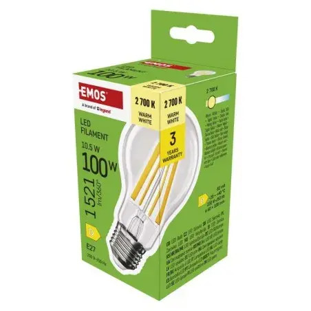 LED žiarovka Filament A60 / E27 / 10