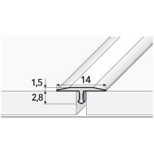 Profil prechodový merbau C54 2.7m