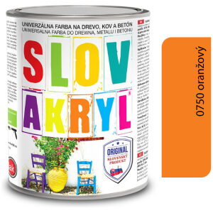 Slovakryl 0750 - oranžový 2