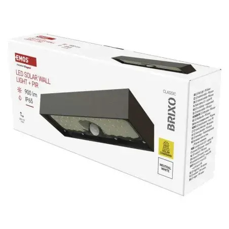 LED solárne svietidlo BRIXO so senzorom pohybu